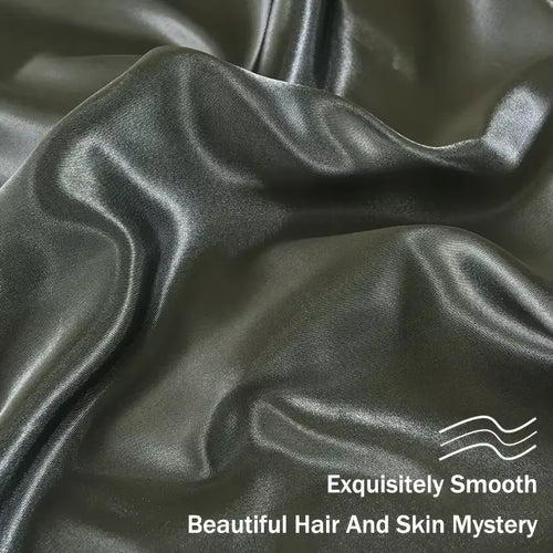 2Pcs Silk Pillowcase Camel White Black Silk Satin Pillow Case Multiple Colors