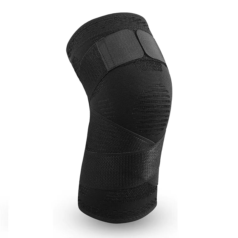 1PC Compression Knee Braces with Bandage Sports Running Basketball Fitness Volleyball Knee Sleeves Comfort Elasticity Knee Pad