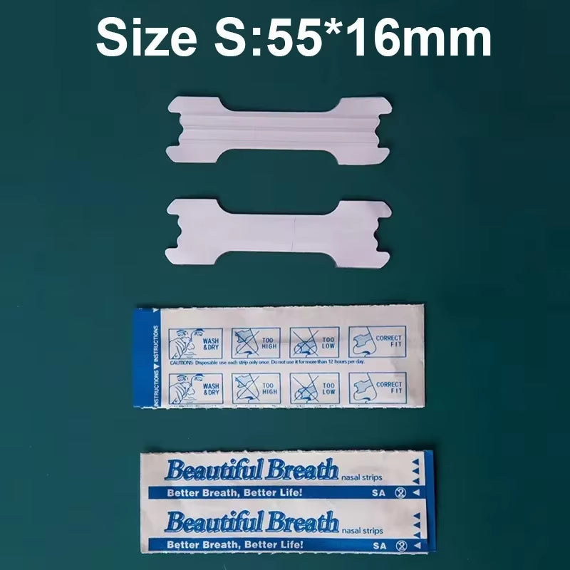 10/30/60/100Pcs Breath Nose Patch Extra Strength 2 PE Supports Nasal Strips for Better Sleeping Transparent anti Snoring Patches