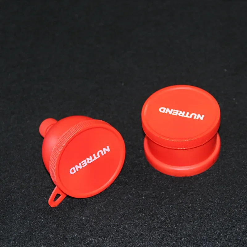 Portable Protein Powder Container Box Funnel Powder Box Fitness Supplement Bottle Handle Layered Storage Medicine Box Snack Can