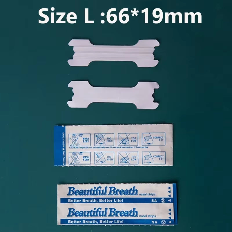 10/30/60/100Pcs Breath Nose Patch Extra Strength 2 PE Supports Nasal Strips for Better Sleeping Transparent anti Snoring Patches